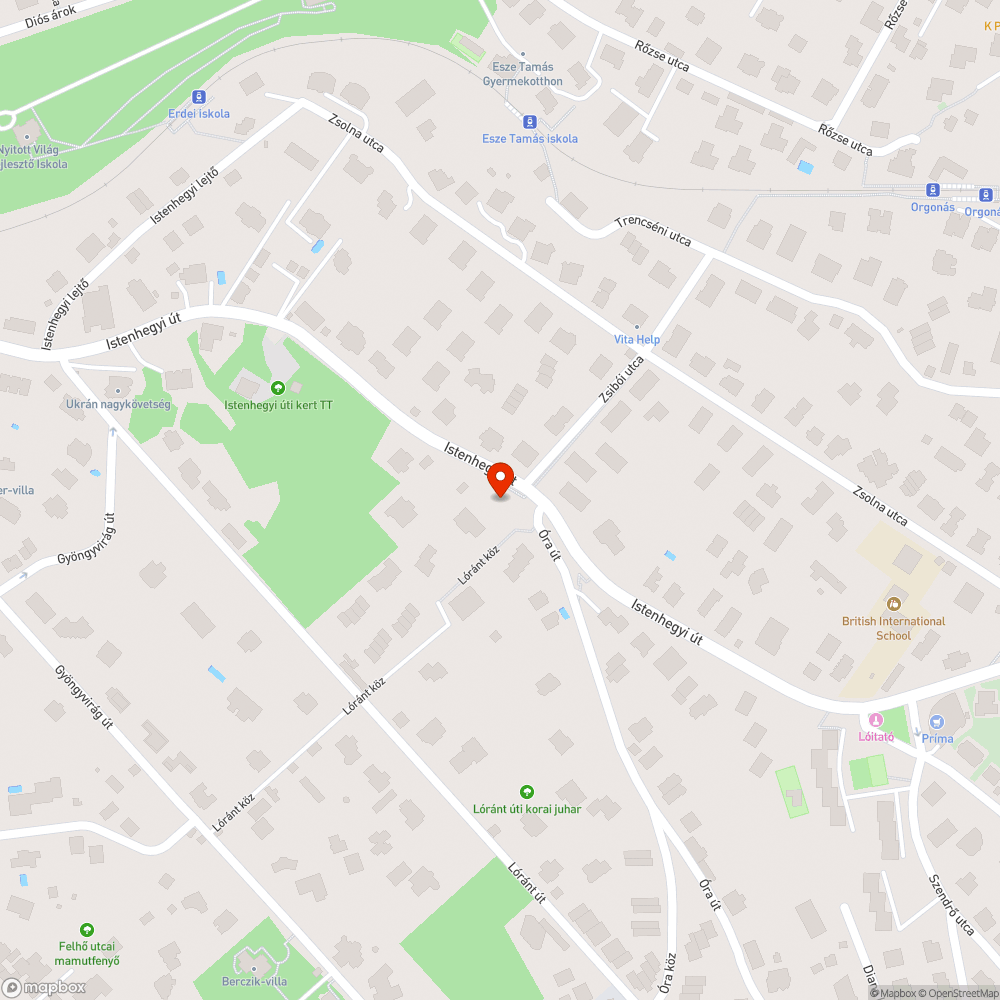 Életveszélyes zebra: Istenhegyi út - Óra út kereszteződése bejelentés helye