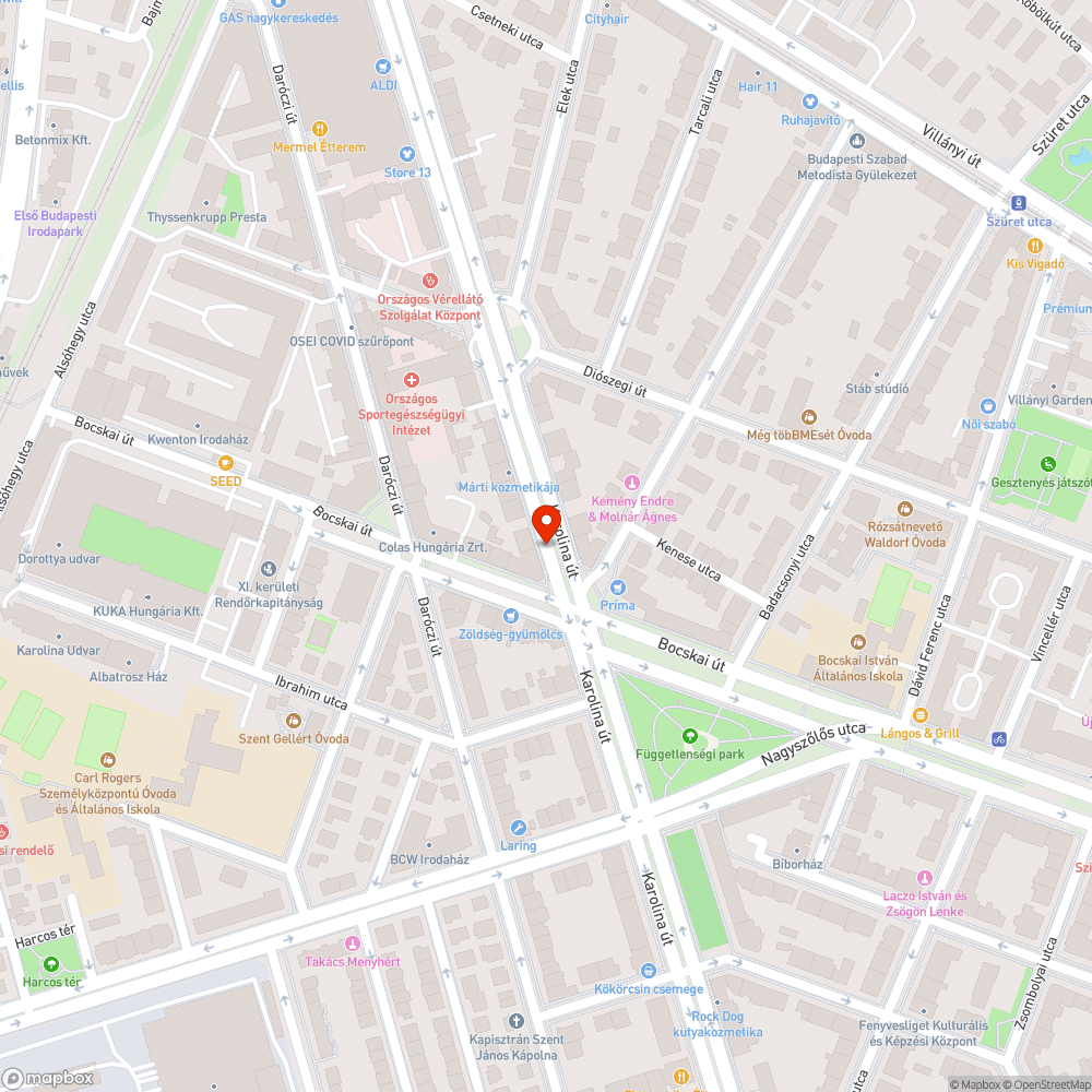 Parkolást tiltó tábla mögötti rendszeres parkolás bejelentés helye