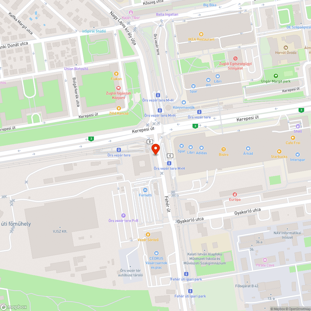 Alacsony bejelentés helye