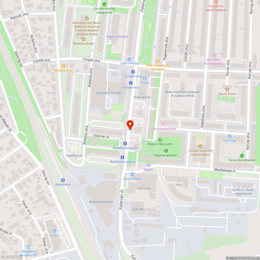 Megdöntött tábla bejelentés helye