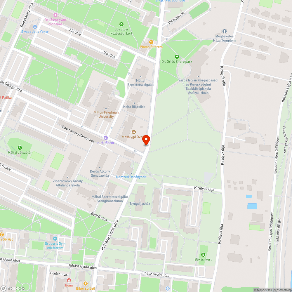 Graffitik bejelentés helye