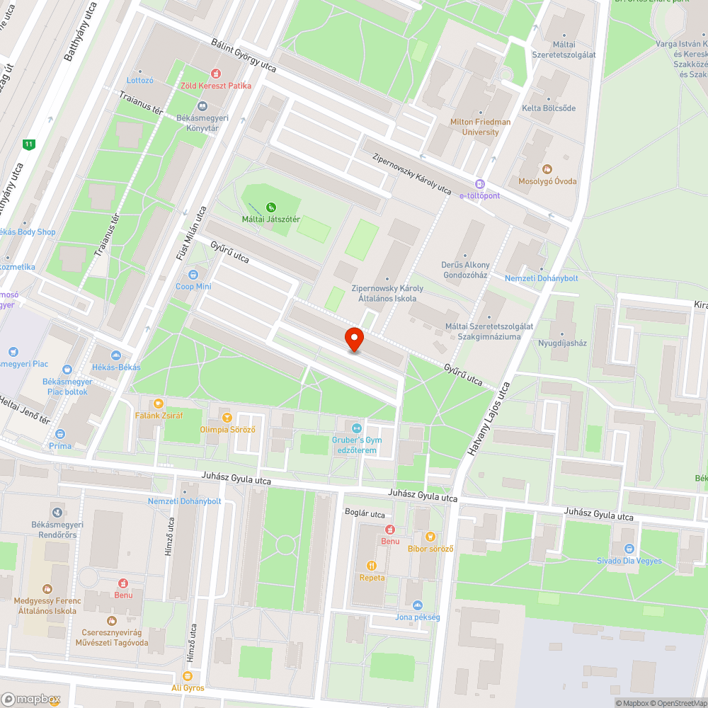 Műszaki lejárt bejelentés helye