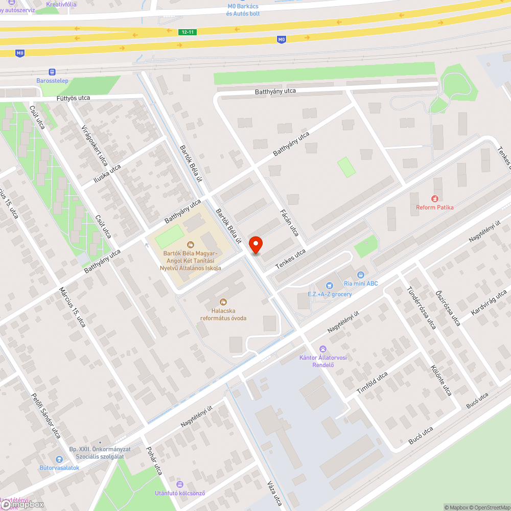 Virágokkal eltakart táblák bejelentés helye