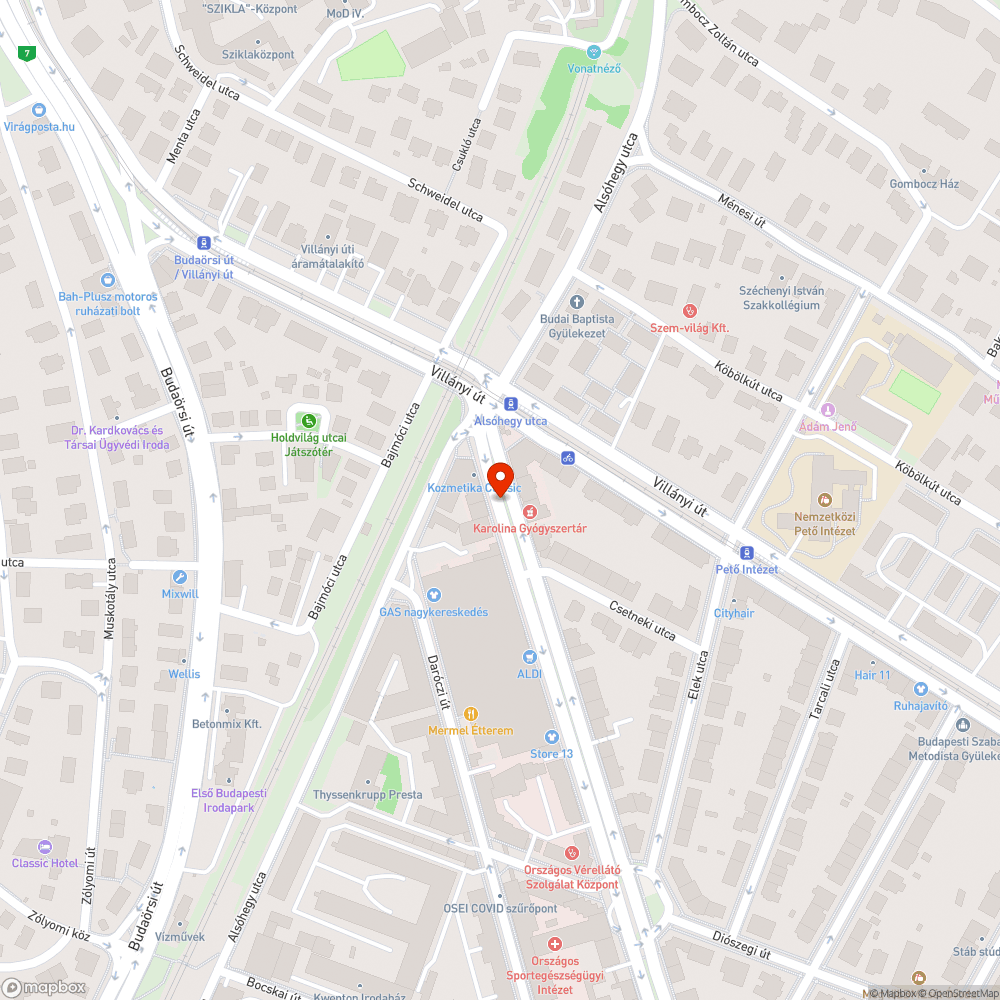 Busz megállóban parkolás bejelentés helye