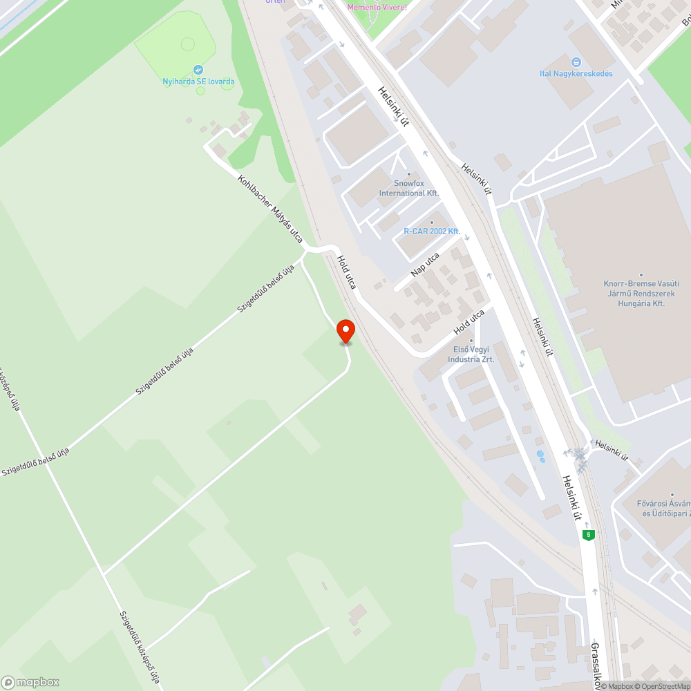 Illegális szemétlerakás bejelentés helye