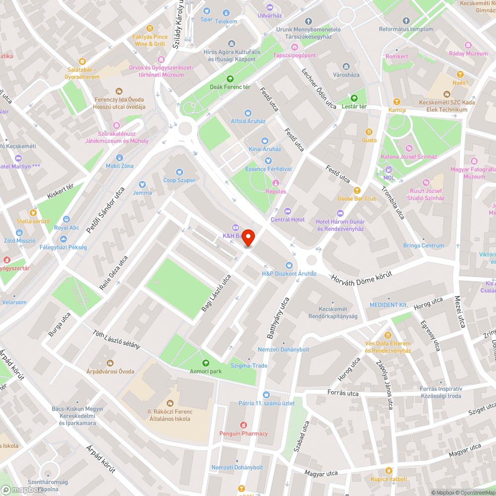 Megsüllyedt csatorna bejelentés helye