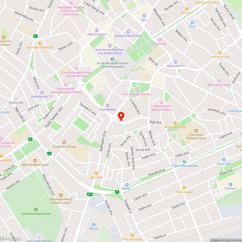 Üres oszlop bejelentés helye