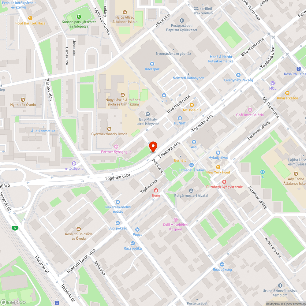 Lyukas, sérült fedlap bejelentés helye