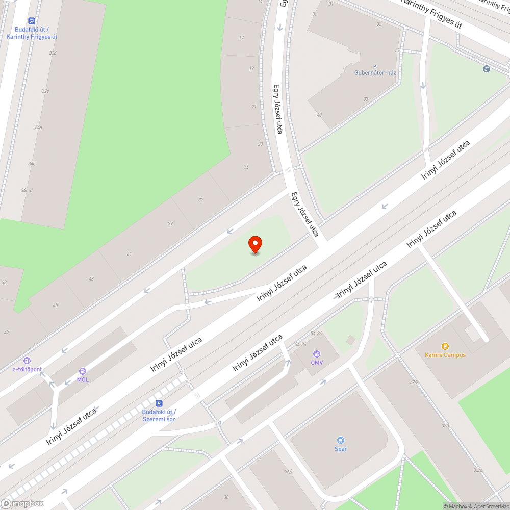 Szemét a bokrok között bejelentés helye