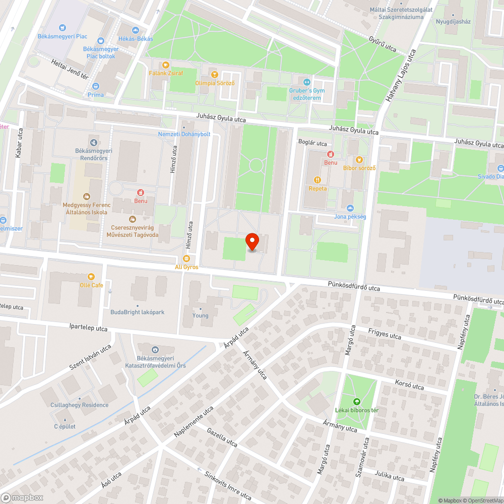 Halott faág bejelentés helye