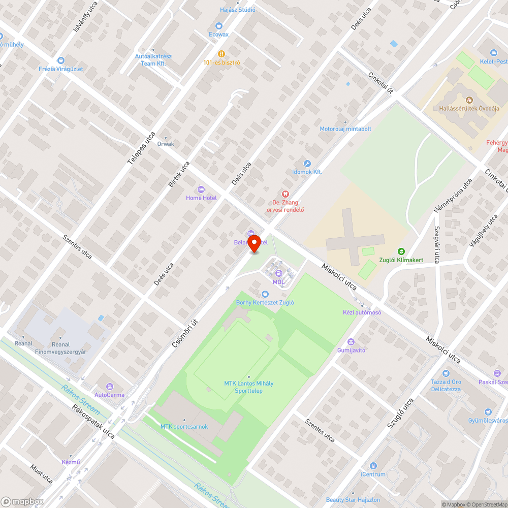 Kiszáradt, eldőlt fák bejelentés helye