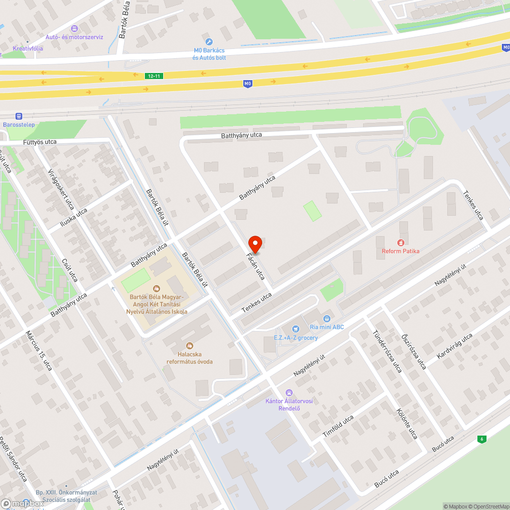 Hónapok óta elhagyott roncs bejelentés helye