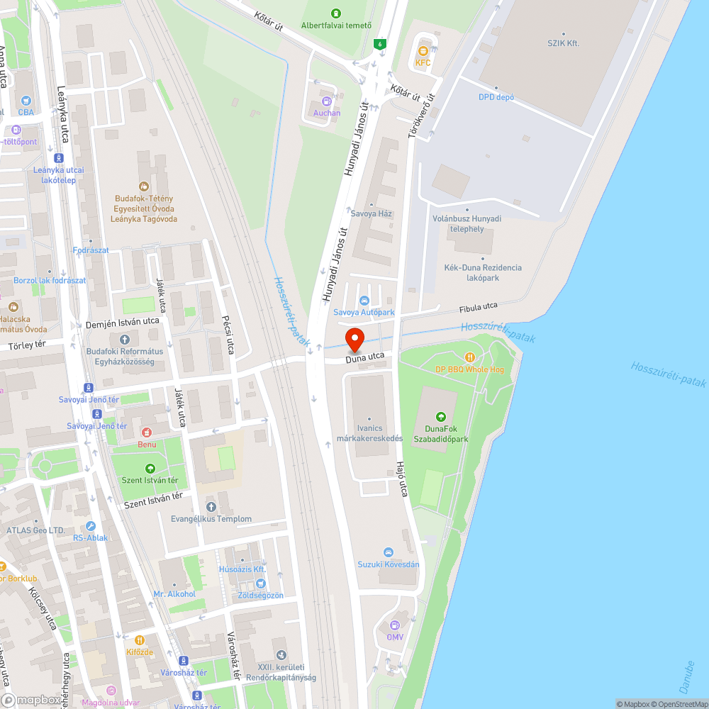 Fásult gaz bejelentés helye