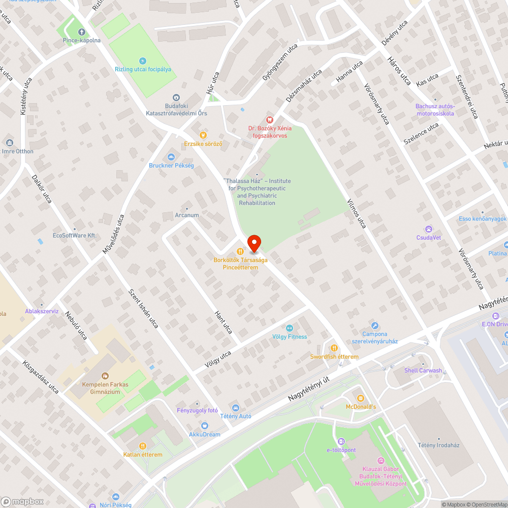 Megsüllyedt fedlap bejelentés helye