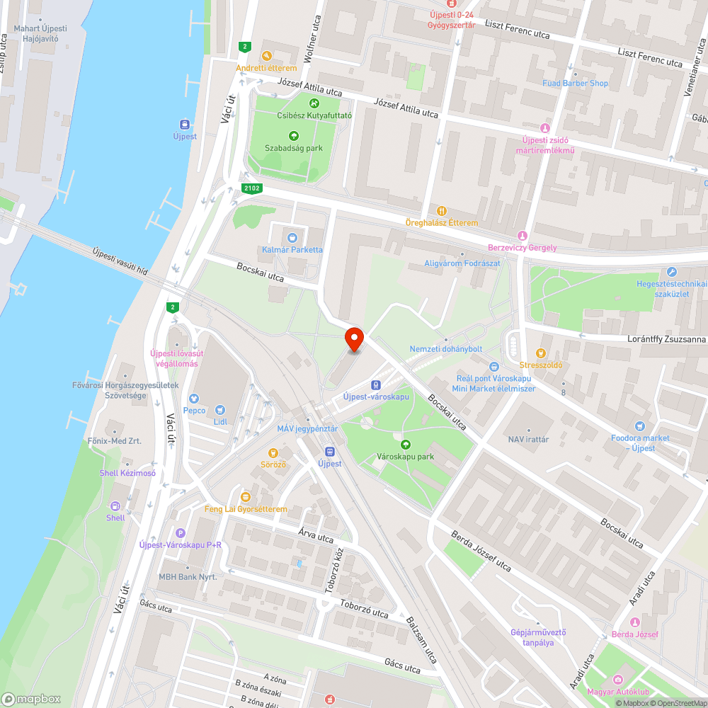 Matricás bejelentés helye