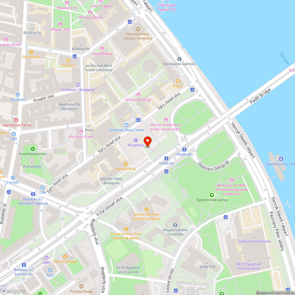 Szemét a Petőfi hídnál bejelentés helye