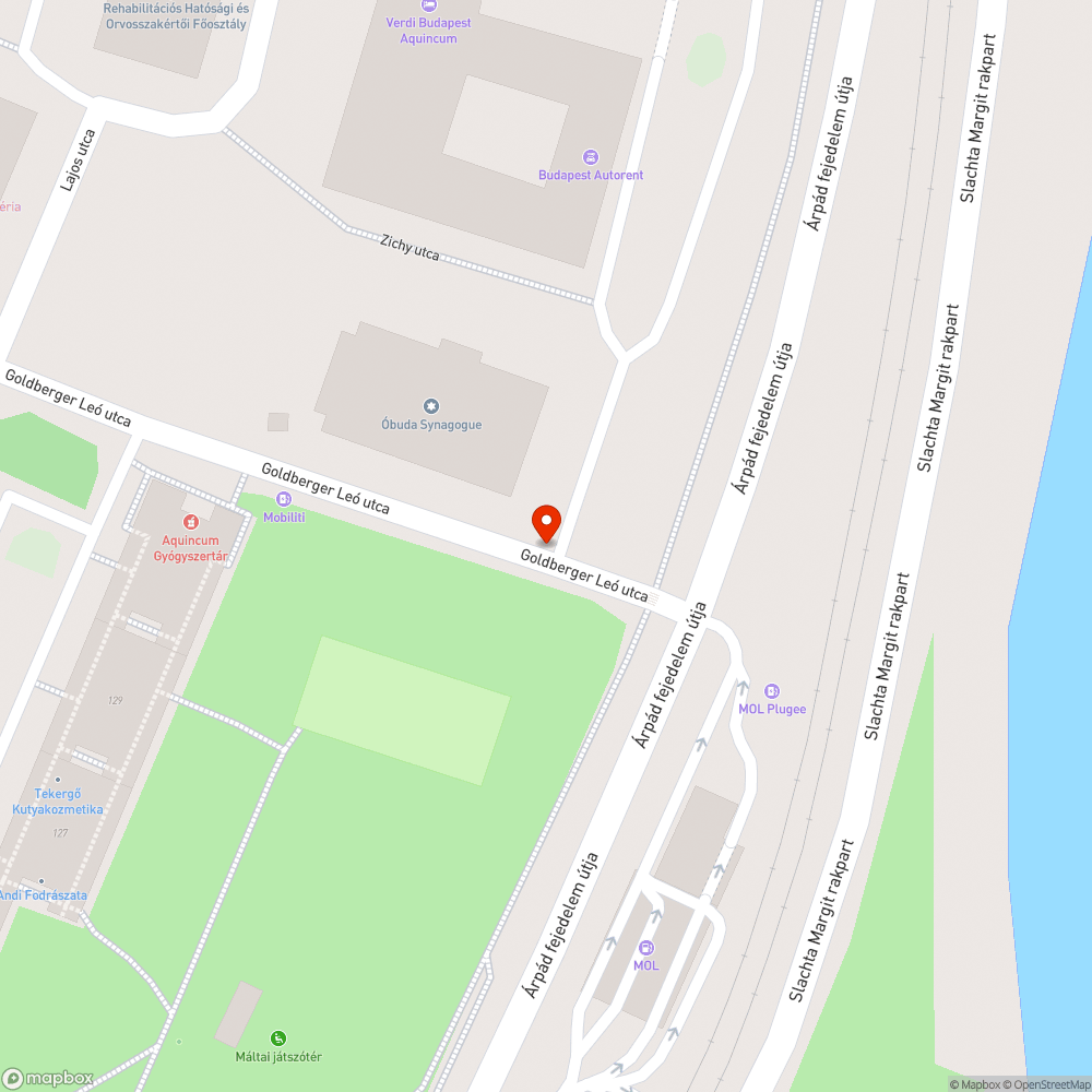 Elduguló vízelvezető bejelentés helye