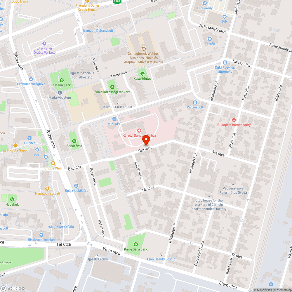 Szemetes az Ősz utca bejelentés helye