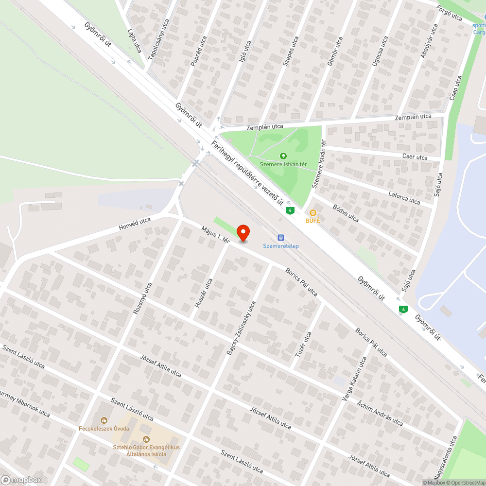 Kerékpárút hiánya bejelentés helye