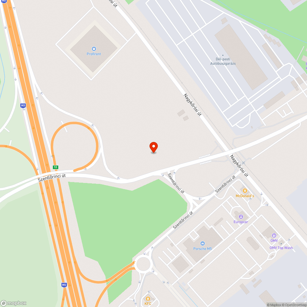 Eldugult vízelvezetők Szentlőrinci út bejelentés helye