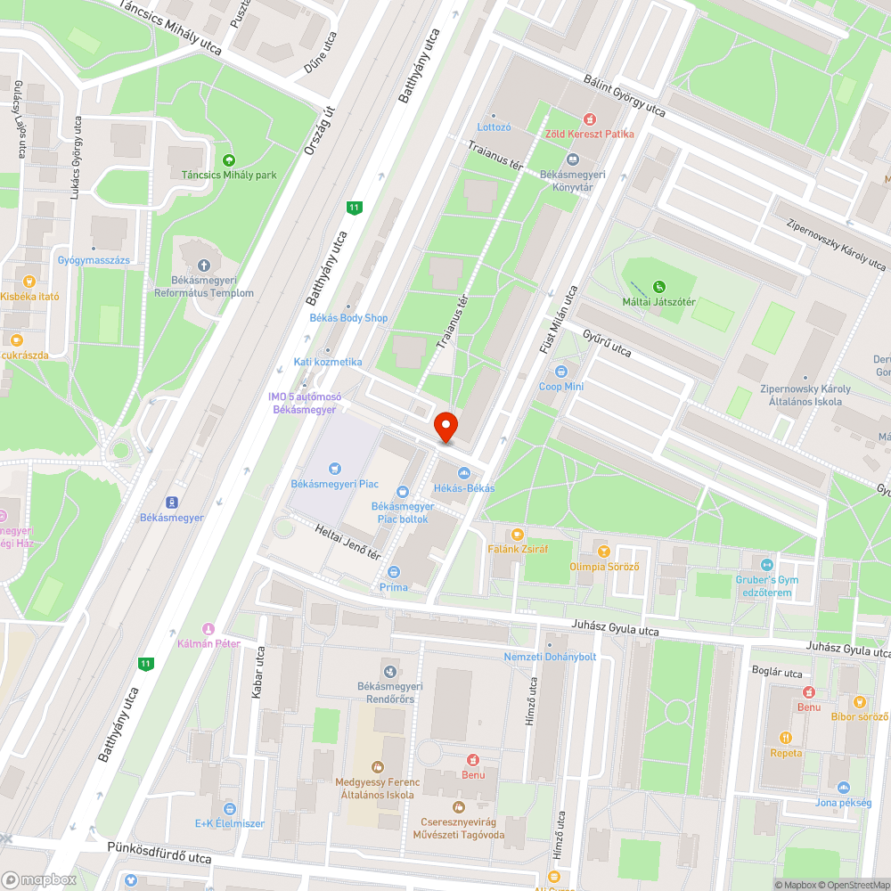 Eltűnt pollerek 2.0 bejelentés helye