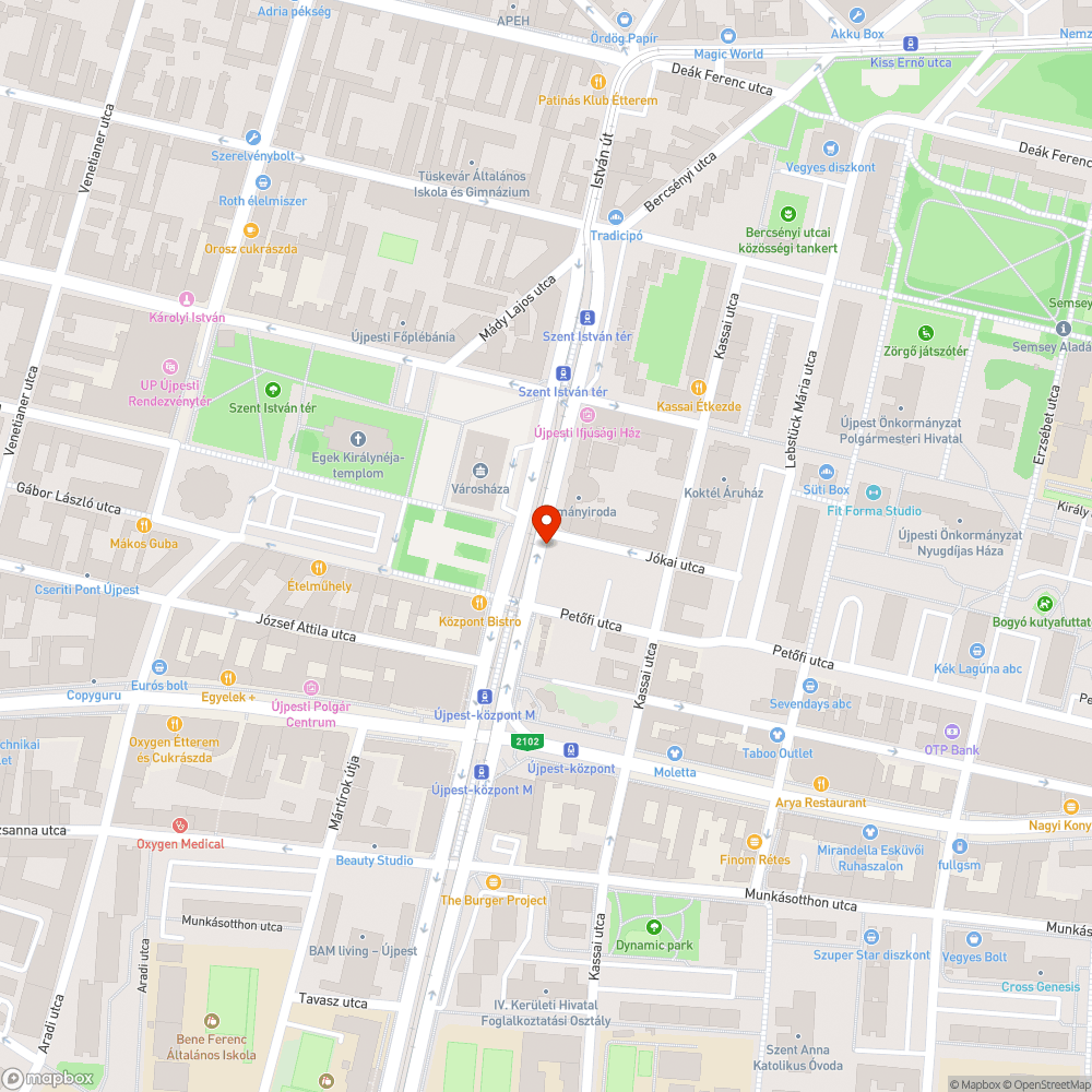 Kiszáradt fák bejelentés helye