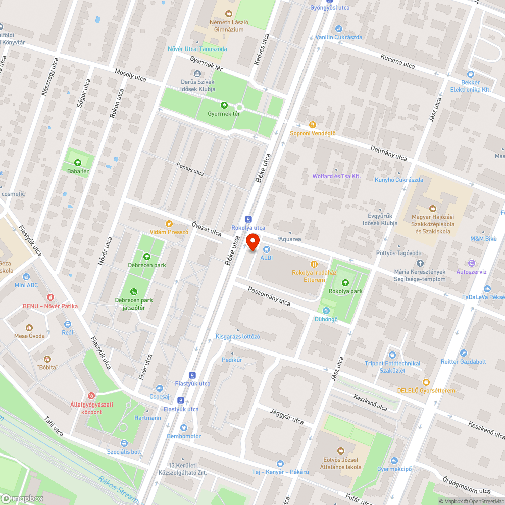 Kiszáradt fenyő bejelentés helye