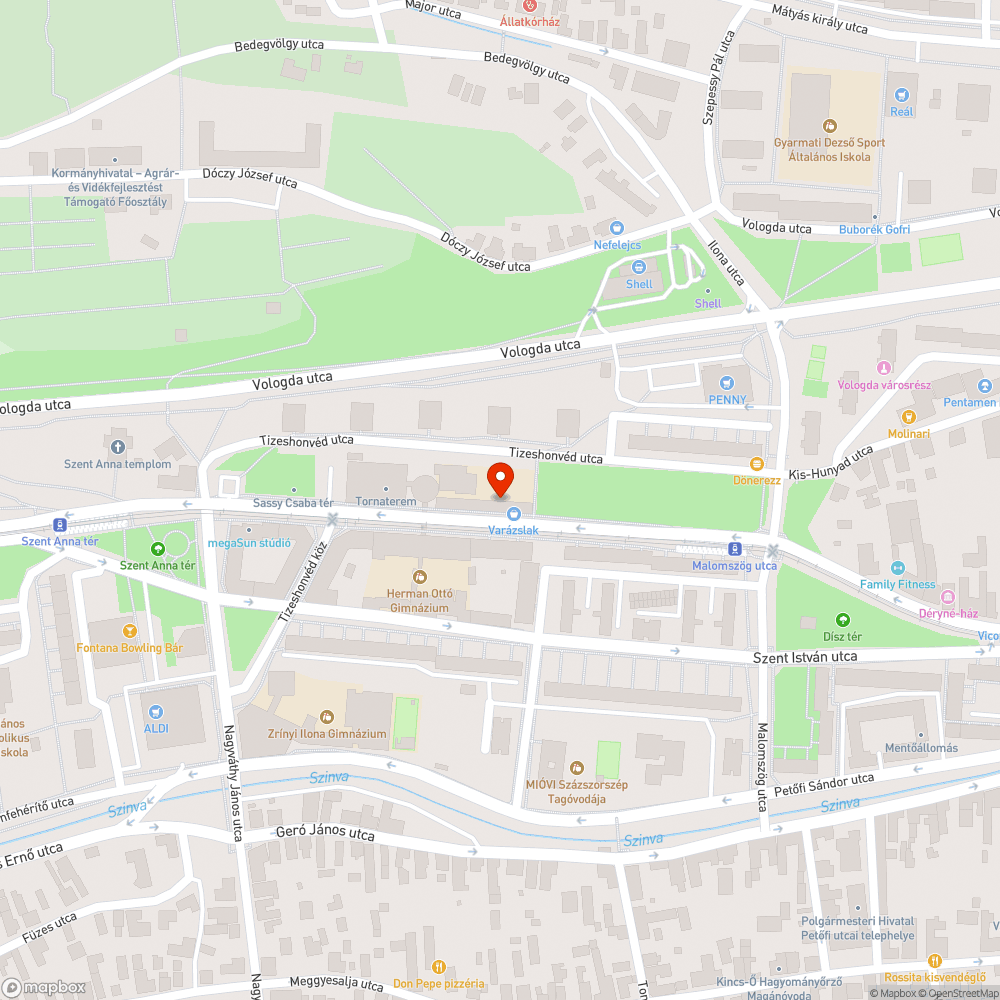 Parkoló felfestése lekopott bejelentés helye