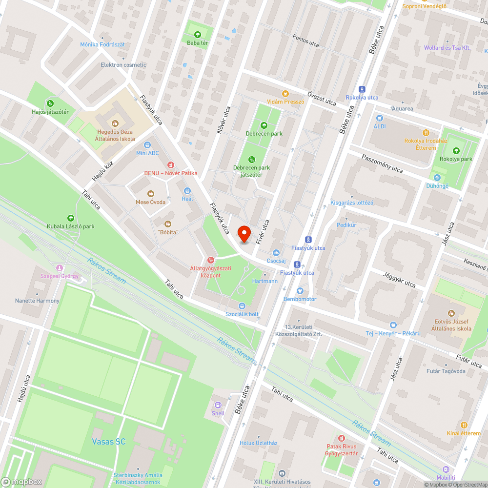 Kiszáradt facsemete bejelentés helye