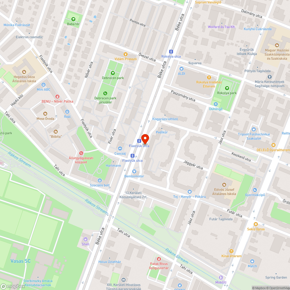 Kiszáradt facsemete bejelentés helye