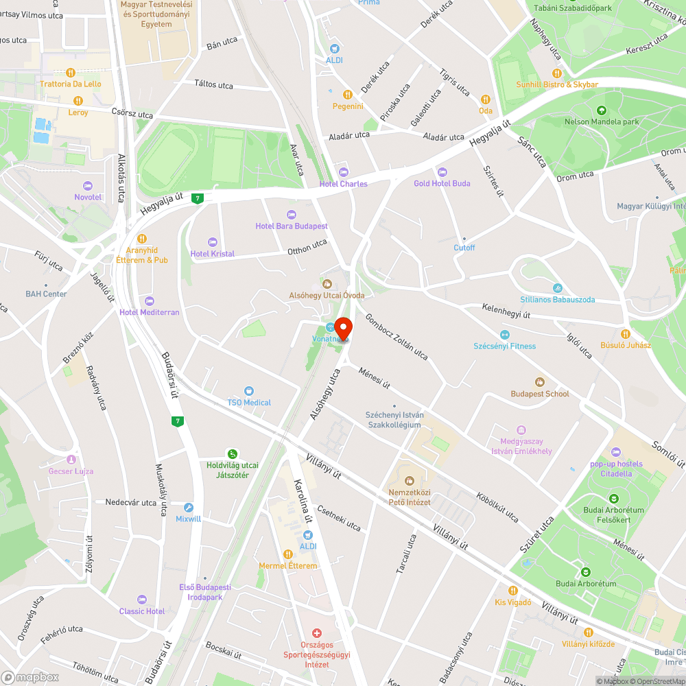 Kidőlt, otthagyott forgalmirányító tábla bejelentés helye