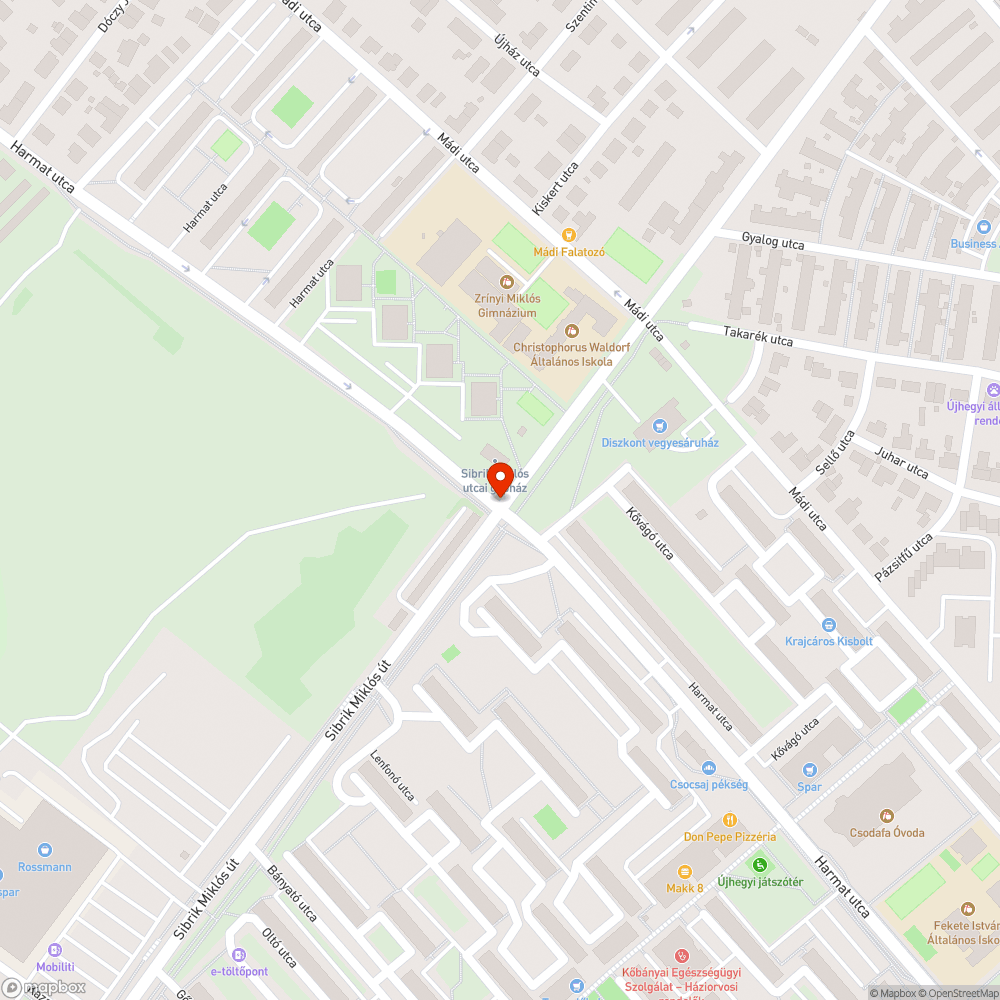 Bicikliút mellett kidőlt gyalogátkelő tábla bejelentés helye