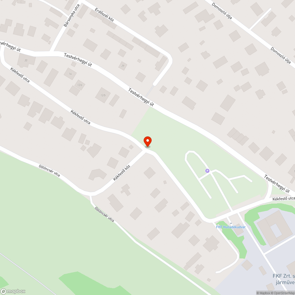 Kitört út bejelentés helye