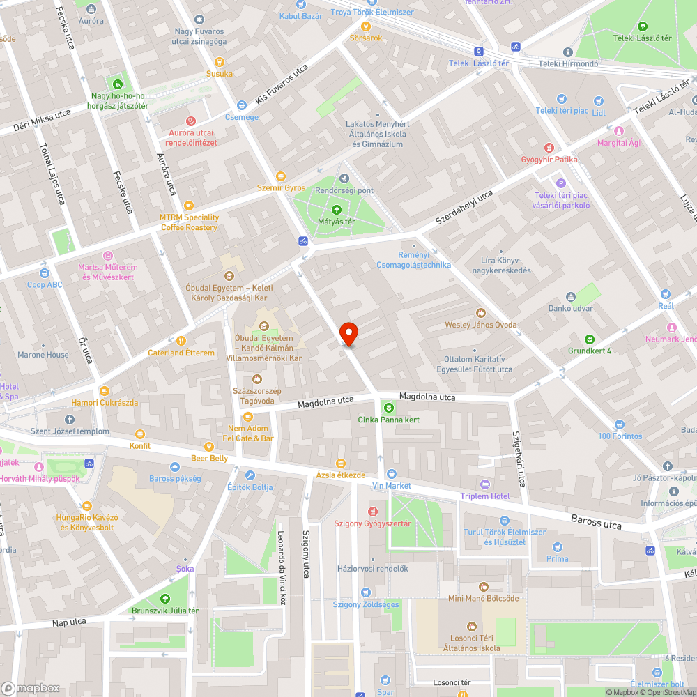 Egy ott felejtett tábla bejelentés helye