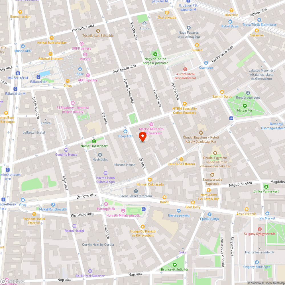 Aknafedlap bejelentés helye