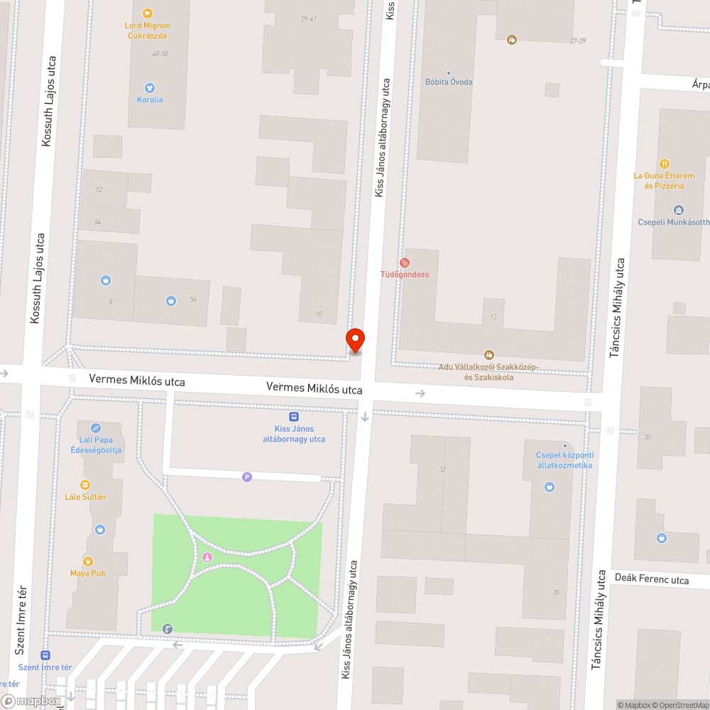 Nem gondozott terület bejelentés helye