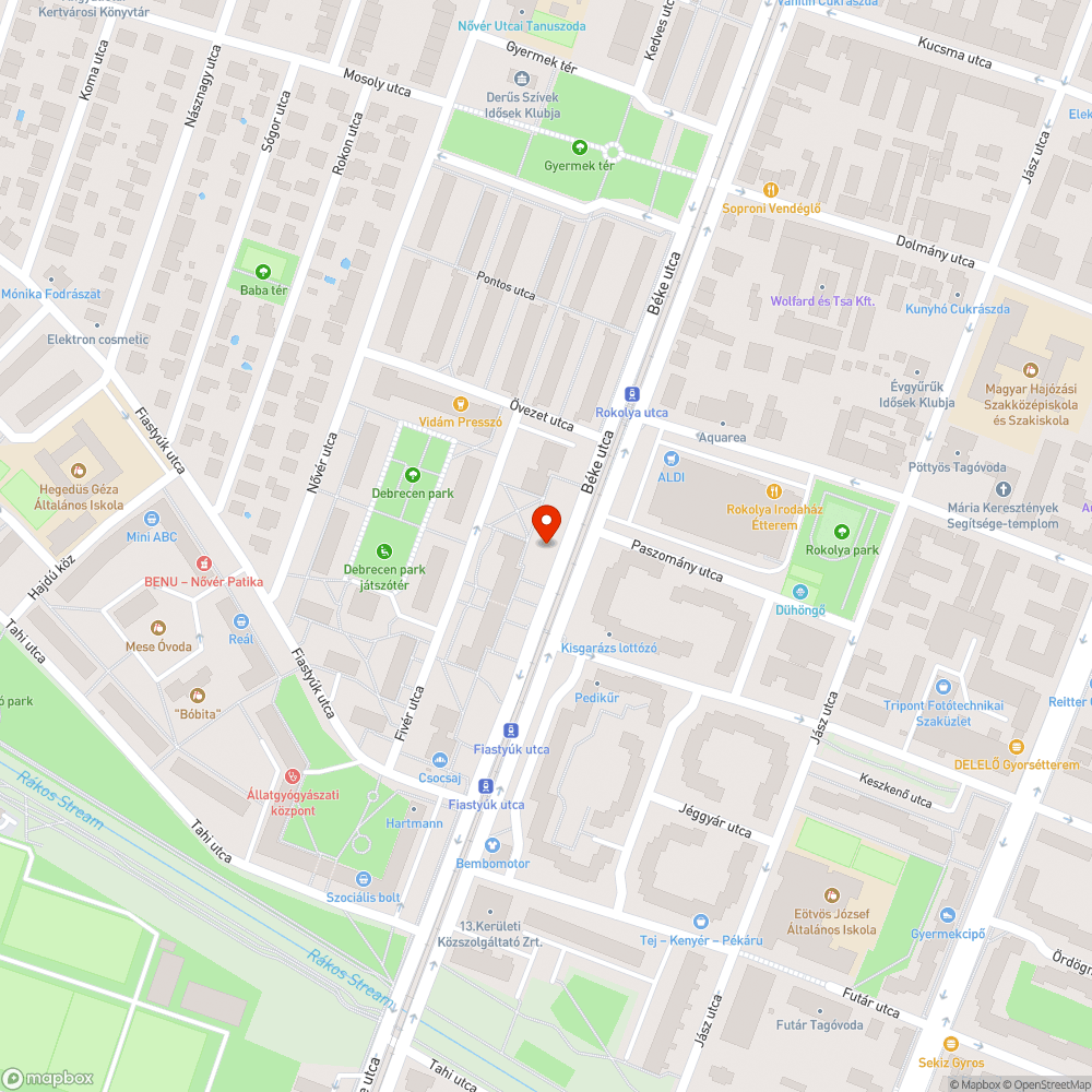 Kiszáradt facsemete bejelentés helye