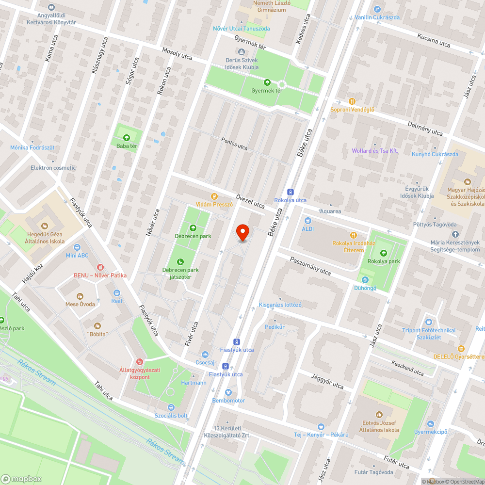 Kiszáradt facsemete bejelentés helye