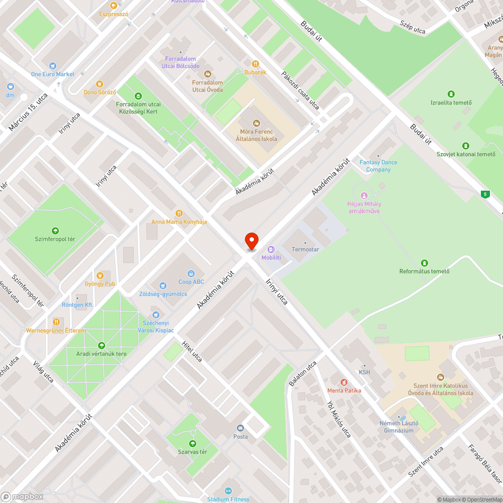 Gyalogátkelőhely bejelentés helye