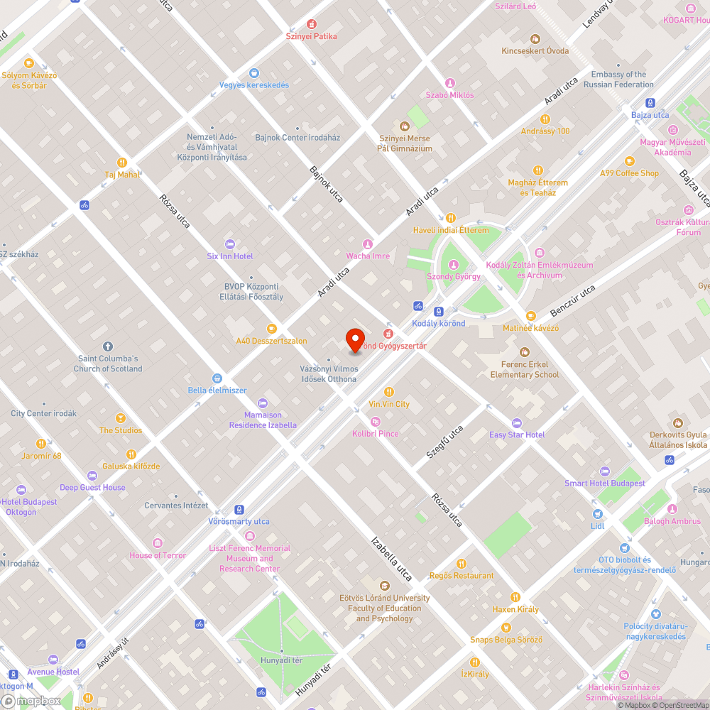 Elhagyott ruházat bejelentés helye