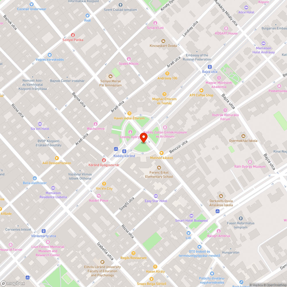 Roncs bejelentés helye