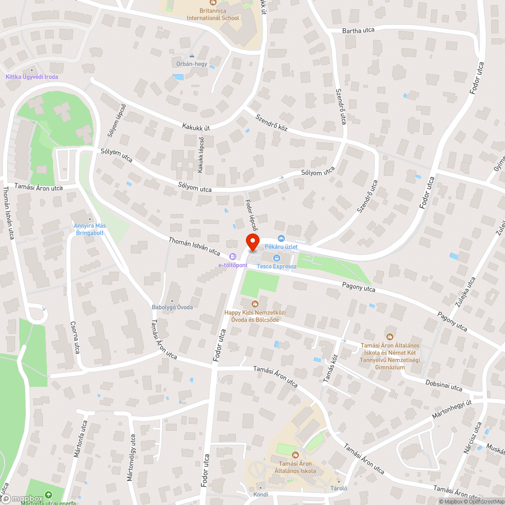 Szemét a téren bejelentés helye