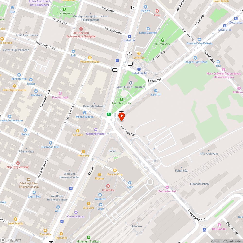 Fémhulladék a hídon bejelentés helye