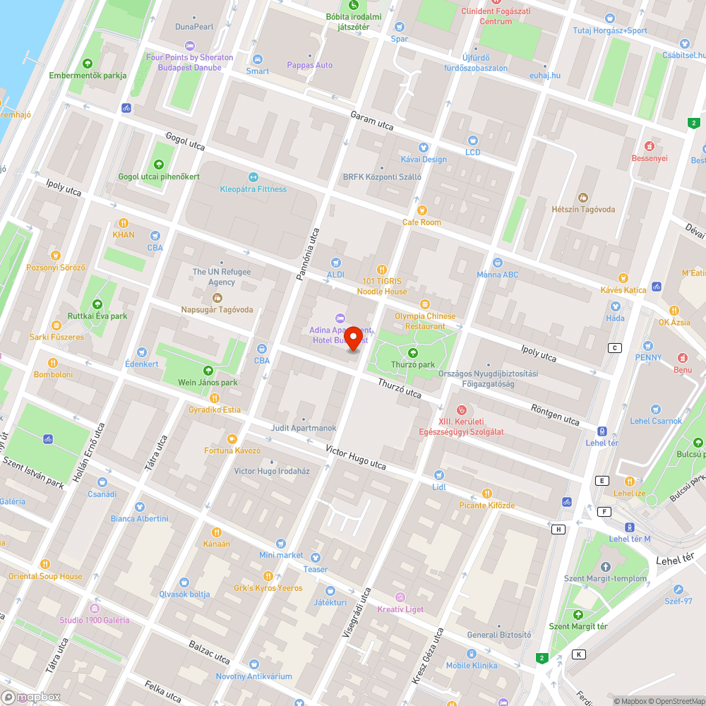 Pupos, veszélyes járda rész bejelentés helye