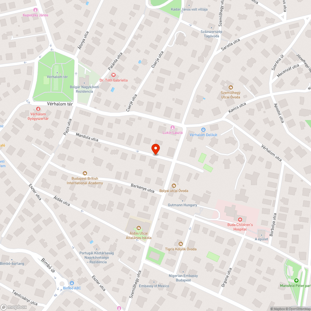 Rendszeres járdán parkolás bejelentés helye