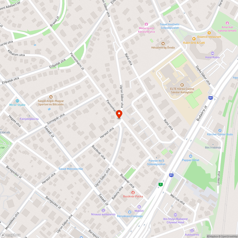 Pannonhalmi - Haraszt teli szemetes bejelentés helye