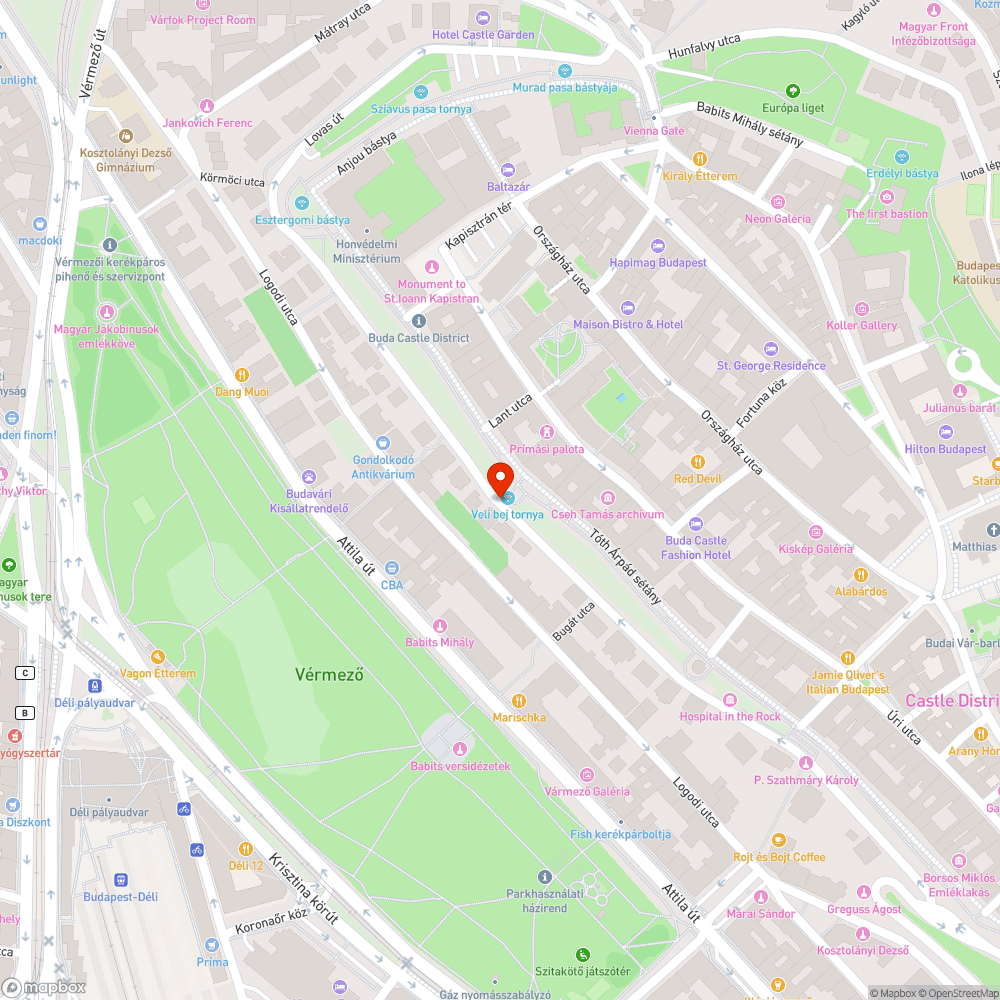 Eldobott pad bejelentés helye