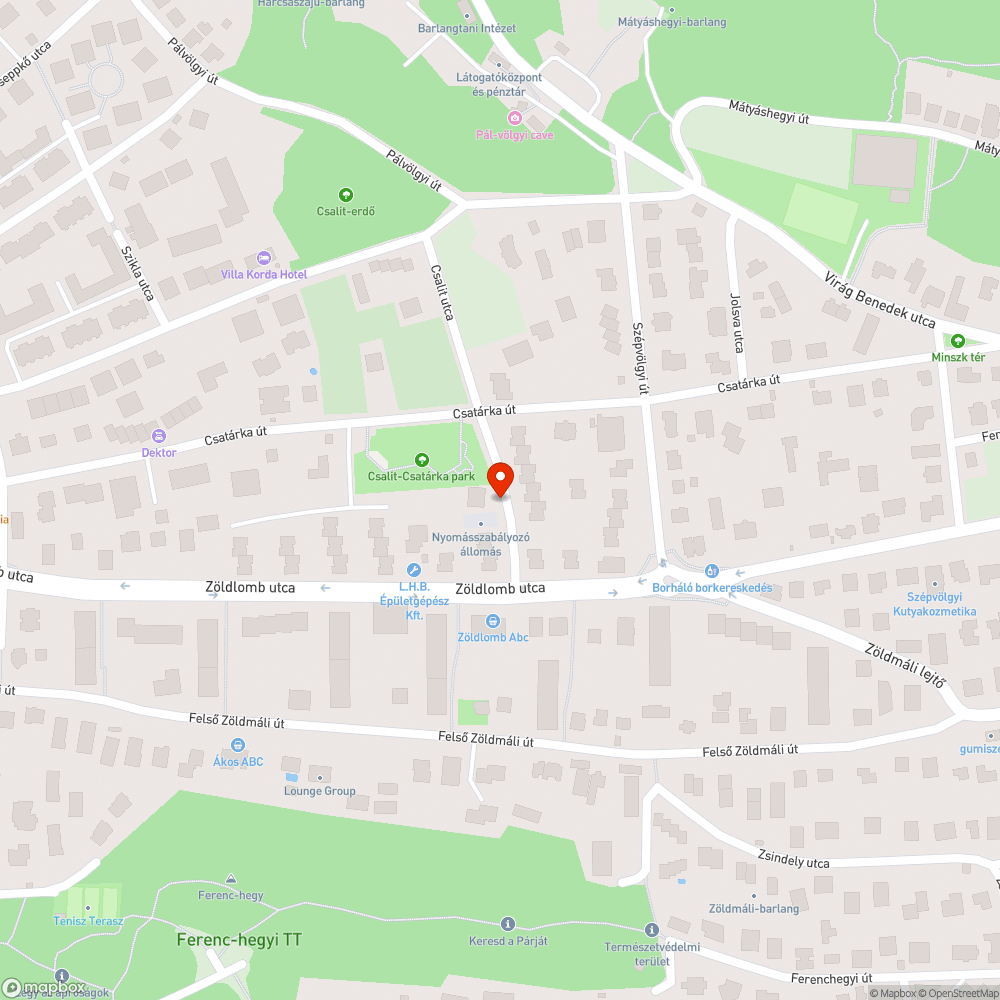 Letört faág bejelentés helye