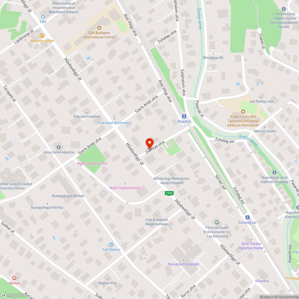 1021 Bp Zsemlye utca bejelentés helye