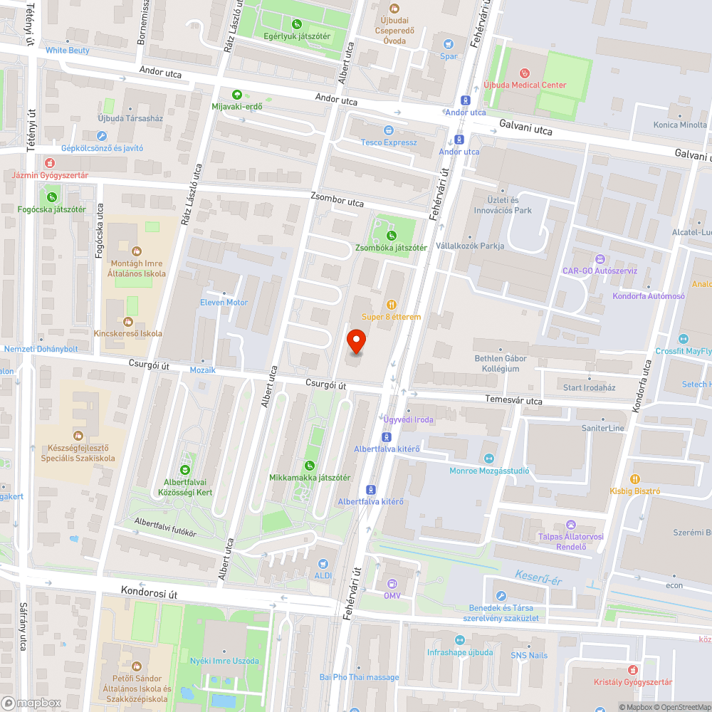 Járda felett Lelógó ágak bejelentés helye